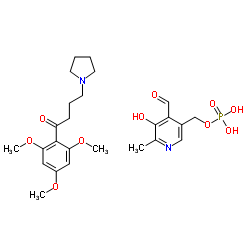 cas no 104018-07-7 is (4-formyl-5-hydroxy-6-methylpyridin-3-yl)methyl dihydrogen phosphate,4-pyrrolidin-1-yl-1-(2,4,6-trimethoxyphenyl)butan-1-one