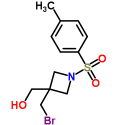 cas no 1041026-55-4 is (3-(BROMOMETHYL)-1-TOSYLAZETIDIN-3-YL)METHANOL