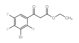 cas no 104222-46-0 is Ethyl 3-bromo-2,4,5-trifluorobenzoylacetate