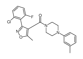 cas no 1043254-36-9 is [3-(2-Chloro-6-fluorophenyl)-5-methyl-1,2-oxazol-4-yl][4-(3-methy lphenyl)-1-piperazinyl]methanone