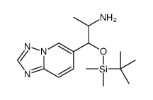 cas no 1043907-96-5 is 1-([1,2,4]TRIAZOLO[1,5-A]PYRIDIN-6-YL)-1-((TERT-BUTYLDIMETHYLSILYL)OXY)PROPAN-2-AMINE