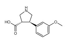 cas no 1049978-87-1 is (3R,4S)-4-(3-Methoxyphenyl)pyrrolidine-3-carboxylic acid