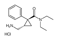cas no 105310-47-2 is (1R,2R)-2-(Aminomethyl)-N,N-diethyl-1-phenylcyclopropanecarboxamide hydrochloride