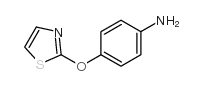 cas no 105350-49-0 is 4-(THIAZOL-2-YLOXY)PHENYLAMINE