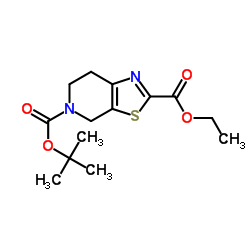cas no 1053656-51-1 is 5-tert-butyl 2-ethyl 6,7-dihydrothiazolo[5,4-c]pyridine-2,5(4H)-dicarboxylate