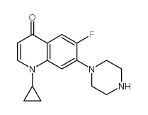 cas no 105394-83-0 is 1-cyclopropyl-6-fluoro-7-piperazin-1-ylquinolin-4-one