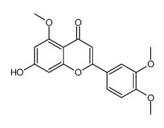 cas no 10544-05-5 is 2-(3,4-Dimethoxy-phenyl)-7-hydroxy-5-methoxy-chromen-4-one