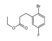 cas no 1057674-00-6 is 2-BROMO-5-FLUORO-BENZENEPROPANOIC ACID ETHYL ESTER