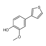 cas no 1058140-38-7 is 2-methoxy-4-thiophen-3-ylphenol