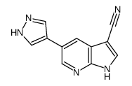 cas no 1059171-10-6 is 5-(1H-Pyrazol-4-yl)-1H-pyrrolo[2,3-b]pyridine-3-carbonitrile