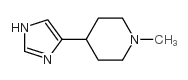 cas no 106243-44-1 is 4-(1H-IMIDAZOL-4-YL)-1-METHYL-PIPERIDINE
