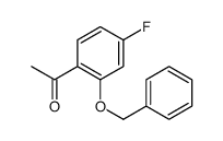 cas no 106245-03-8 is 1-(2-(benzyloxy)-4-fluorophenyl)ethanone