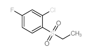 cas no 1062559-01-6 is 2-CHLORO-1-(ETHYLSULFONYL)-4-FLUOROBENZENE