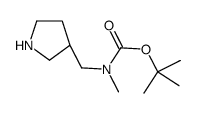 cas no 1064052-00-1 is (S)-tert-butyl methyl(pyrrolidin-3-ylmethyl)carbamate