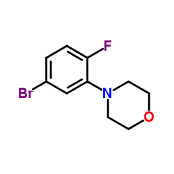 cas no 1065169-38-1 is 4-(5-Bromo-2-fluorophenyl)morpholine