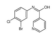 cas no 1065483-57-9 is N-(3-bromo-4-chlorophenyl)pyridine-3-carboxamide