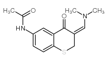 cas no 106635-54-5 is N-[3-[(Dimethylamino)methylene]-3,4-dihydro-4-oxo-2H-1-benzothiopyran-6-yl]acetamide