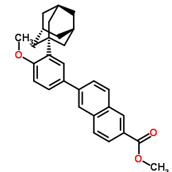 cas no 106685-41-0 is Mehtyl 6-[3-(1-adamanty)-4-methoxy phenyl]-2-naphthoate