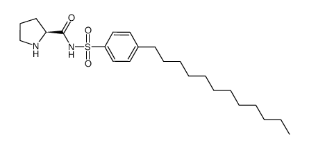 cas no 1068139-38-7 is (S)-N-(4-Dodecylphenylsulfonyl)pyrrolidine-2-carboxamide