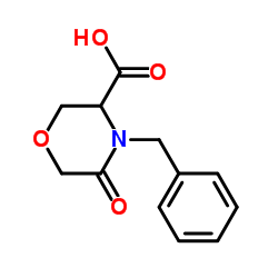 cas no 106910-79-6 is (S)-4-Benzyl-5-oxomorpholine-3-carboxylic acid