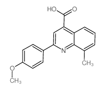 cas no 107027-47-4 is 2-(4-Methoxyphenyl)-8-methylquinoline-4-carboxylic acid