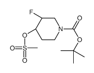 cas no 1070896-84-2 is TRANS-TERT-BUTYL 3-FLUORO-4-(METHYLSULFONYLOXY)PIPERIDINE-1-CARBOXYLATE