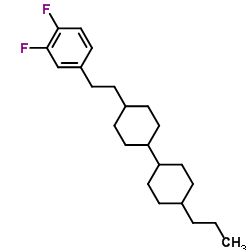 cas no 107215-66-7 is 1,2-Difluoro-4-[2-[(trans,trans)-4'-propyl[1,1'-bicyclohexyl]-4-yl]ethyl]benzene