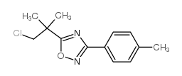 cas no 1072944-73-0 is 5-(1-Chloro-2-methylpropan-2-yl)-3-(p-tolyl)-1,2,4-oxadiazole