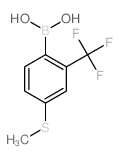cas no 1072945-99-3 is 4-(Methylthio)-2-(trifluoromethyl)phenylboronic acid