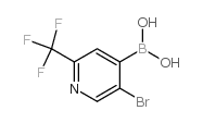 cas no 1072951-57-5 is 5-BROMO-2-(TRIFLUOROMETHYL)PYRIDIN-4-YLBORONIC ACID