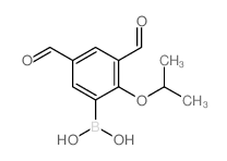 cas no 1072951-68-8 is (3,5-Diformyl-2-isopropoxyphenyl)boronic acid