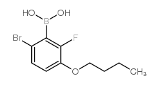 cas no 1072951-88-2 is 6-Bromo-3-butoxy-2-fluorophenylboronic acid