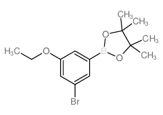 cas no 1073339-03-3 is 2-(3-Bromo-5-ethoxyphenyl)-4,4,5,5-tetramethyl-1,3,2-dioxaborolane