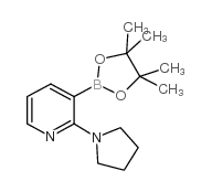 cas no 1073354-41-2 is 2-Pyrrolidin-1-ylpyridine-3-boronic acid pinacol ester