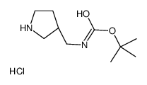 cas no 1075260-66-0 is (S)-tert-Butyl (pyrrolidin-3-ylmethyl)carbamate hydrochloride