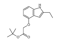 cas no 1076197-42-6 is 2-Methyl-2-propanyl [(2-ethyl-1H-indol-4-yl)oxy]acetate