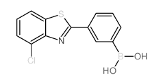 cas no 1076232-78-4 is (3-(4-CHLOROBENZO[D]THIAZOL-2-YL)PHENYL)BORONIC ACID