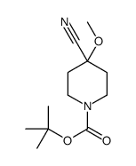 cas no 1082040-33-2 is 2-Methyl-2-propanyl 4-cyano-4-methoxy-1-piperidinecarboxylate