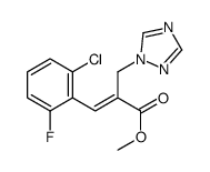 cas no 1082208-26-1 is methyl (E)-3-(2-chloro-6-fluorophenyl)-2-(1,2,4-triazol-1-ylmethyl)prop-2-enoate