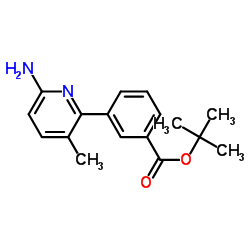 cas no 1083057-14-0 is 3-(6-Amino-3-methylpyridin-2-yl)benzoic acid tert-butyl ester