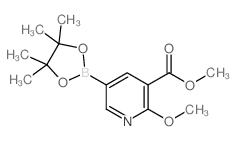 cas no 1083168-93-7 is Methyl 2-methoxy-5-(4,4,5,5-tetramethyl-1,3,2-dioxaborolan-2-yl)nicotinate
