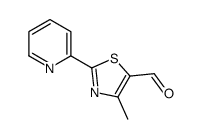 cas no 1083224-02-5 is 4-METHYL-2-(PYRIDIN-2-YL)THIAZOLE-5-CARBALDEHYDE