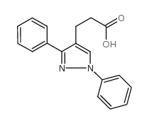 cas no 108446-77-1 is 1,3-DIPHENYLPYRAZOLE-4-PROPIONIC ACID