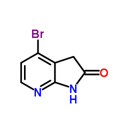 cas no 1086064-49-4 is 4-Bromo-1,3-dihydro-2H-pyrrolo[2,3-b]pyridin-2-one