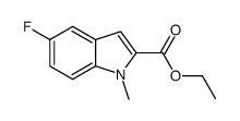 cas no 108797-28-0 is ethyl 5-fluoro-1-methylindole-2-carboxylate