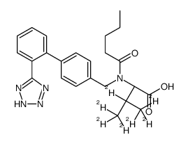 cas no 1089736-72-0 is (2S)-3,4,4,4-tetradeuterio-2-[pentanoyl-[[4-[2-(2H-tetrazol-5-yl)phenyl]phenyl]methyl]amino]-3-(trideuteriomethyl)butanoic acid