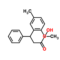 cas no 109089-77-2 is 3-(2-Methoxy-5-methylphenyl)-3-phenylpropanoic acid
