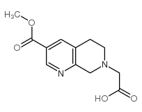 cas no 1092352-60-7 is 2-(3-(METHOXYCARBONYL)-5,6-DIHYDRO-1,7-NAPHTHYRIDIN-7(8H)-YL)ACETICACID