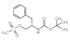 cas no 109687-66-3 is (S)-2-((tert-Butoxycarbonyl)amino)-3-phenylpropyl methanesulfonate