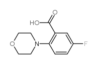 cas no 1096880-75-9 is 5-Fluoro-2-morpholinobenzoic Acid